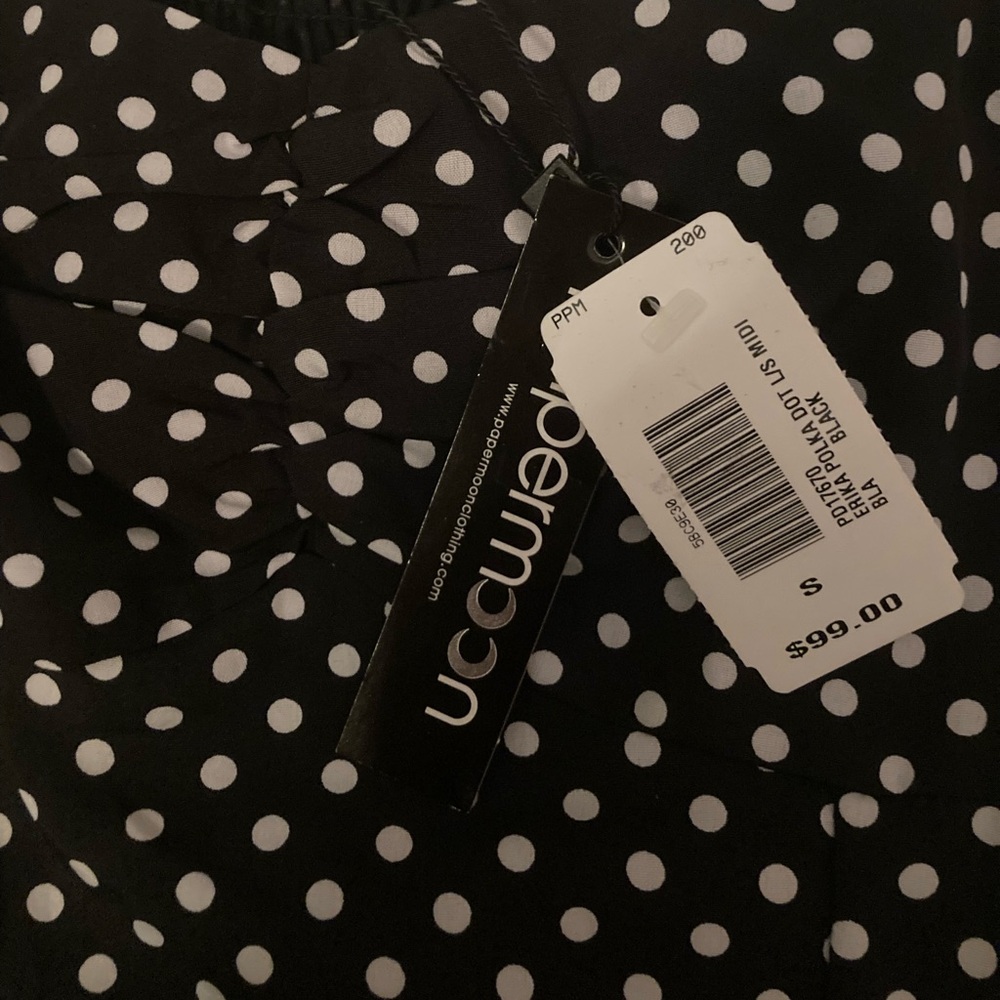 NWT papermoon polka dot dress - Picture 3 of 4